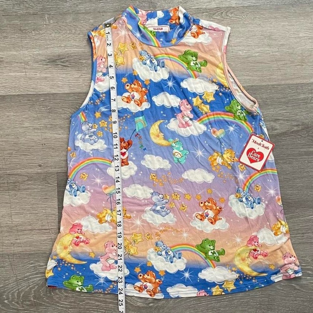 Modcloth Blue Care Bears Print Top - Picture 6 of 6